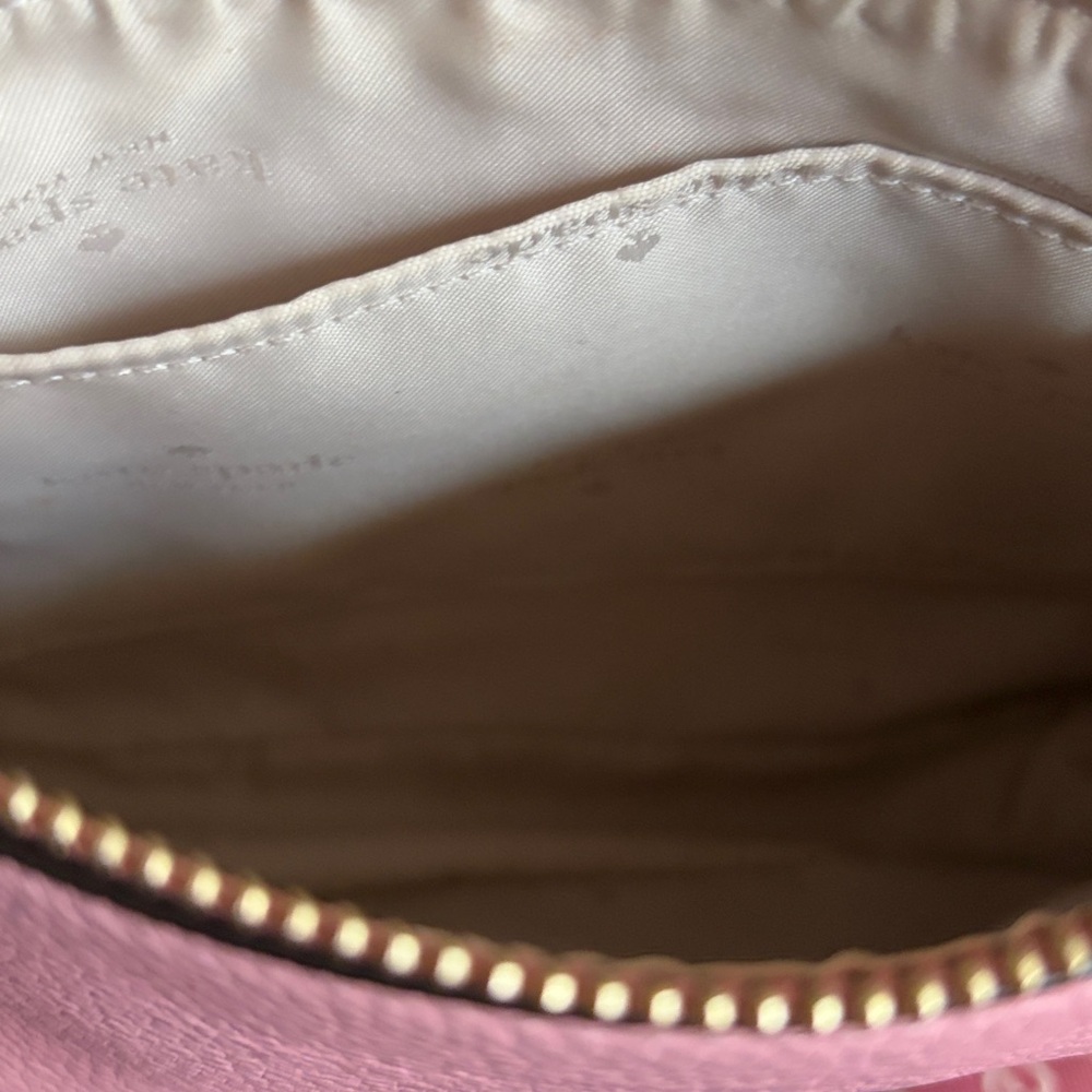 KATE SPADE NEW YORK PEBBLED LEATHER BRIGHT CAR ROSIE SMALL CROSSBODY BAG - Picture 11 of 15
